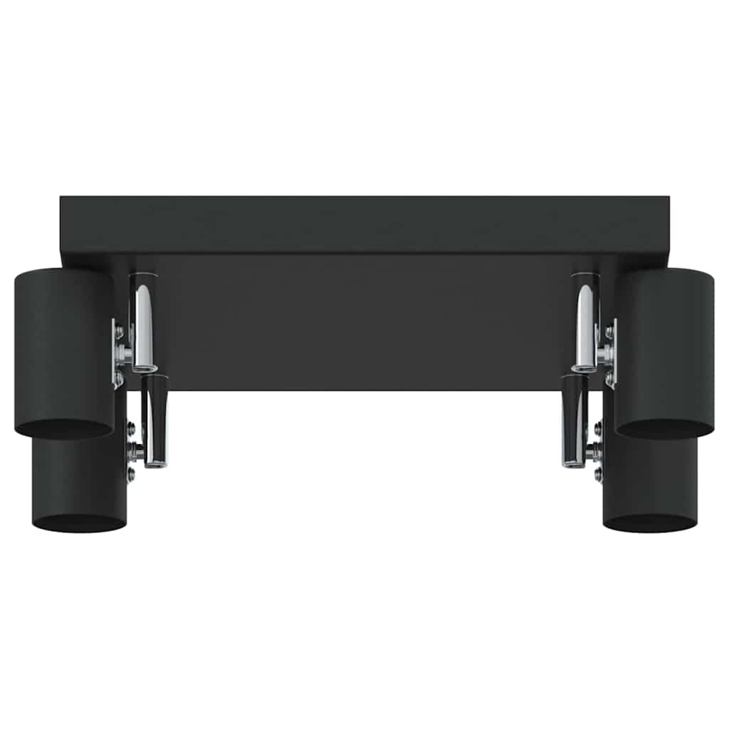 vidaXL Spot de plafond Noir 26.5 x 26 x 11.5 cm Acier - Image 5