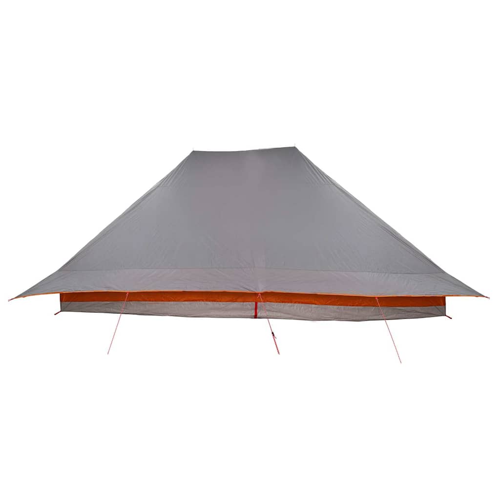 vidaXL Tente familiale avec toit Gris et orange 660 x 456 x 200 cm - Image 6