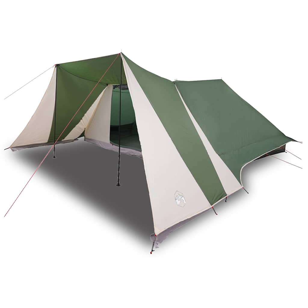 vidaXL Tente familiale avec toit Vert et beige 660 x 456 x 200 cm - Image 3