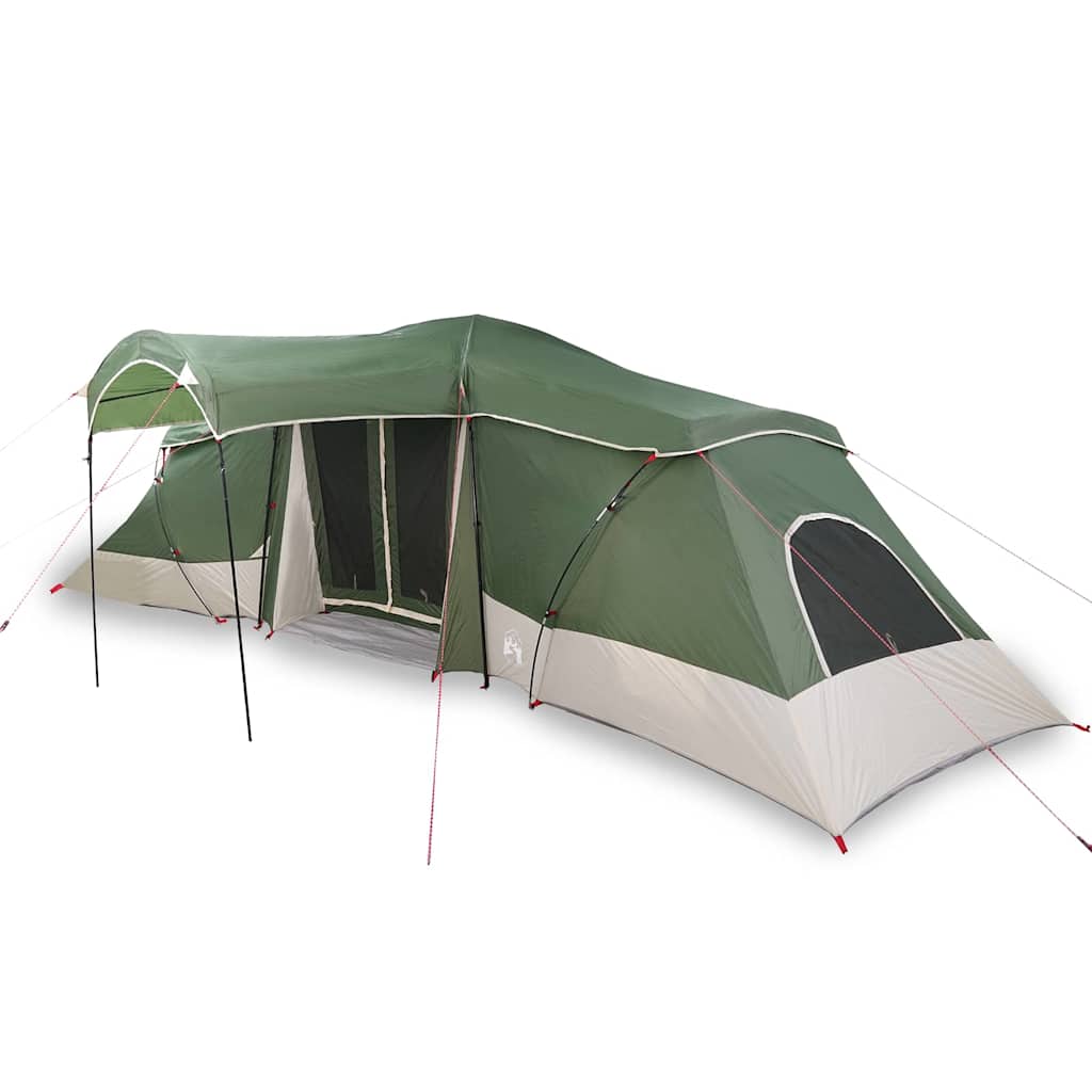 vidaXL Tentes avec toit avec évent Vert 721 x 335 x 212 cm Polyester - Image 3