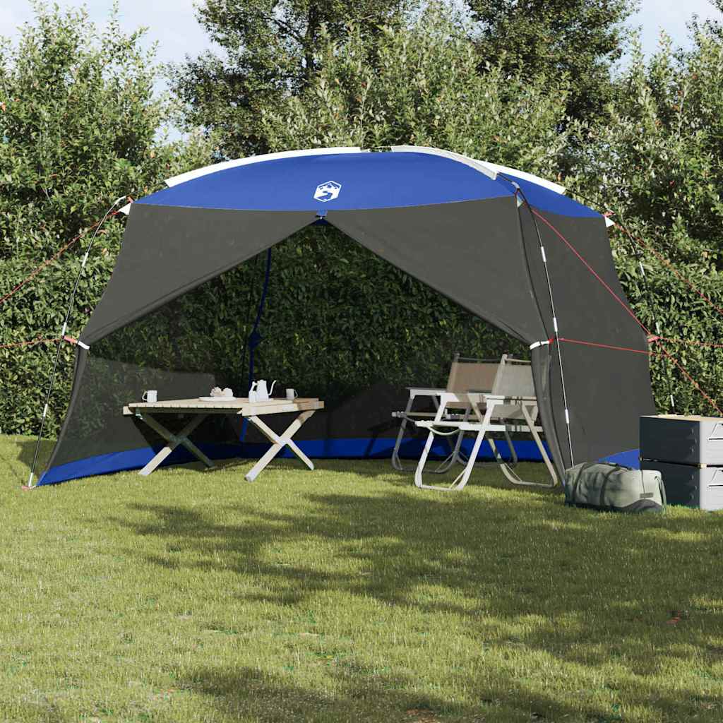 vidaXL Tentes avec toit bleu azur 380 x 380 x 225 cm Polyester
