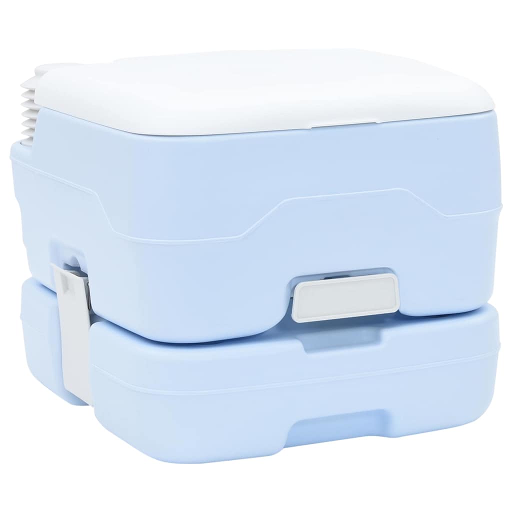 vidaXL Toilette de camping portable Bleu 41,5 x 36,5 x 30 cm