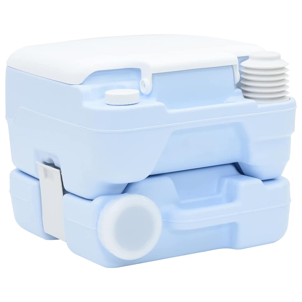 vidaXL Toilette de camping portable Bleu 41,5 x 36,5 x 30 cm - Image 3