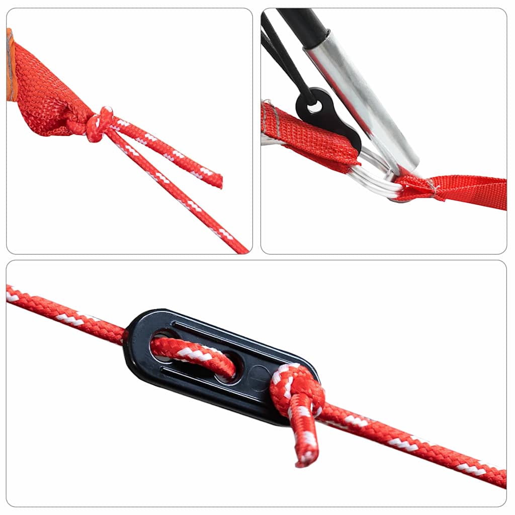 vidaXL Tentes avec toit bleu azur 434 x 434 x 230 cm Polyester - Image 6