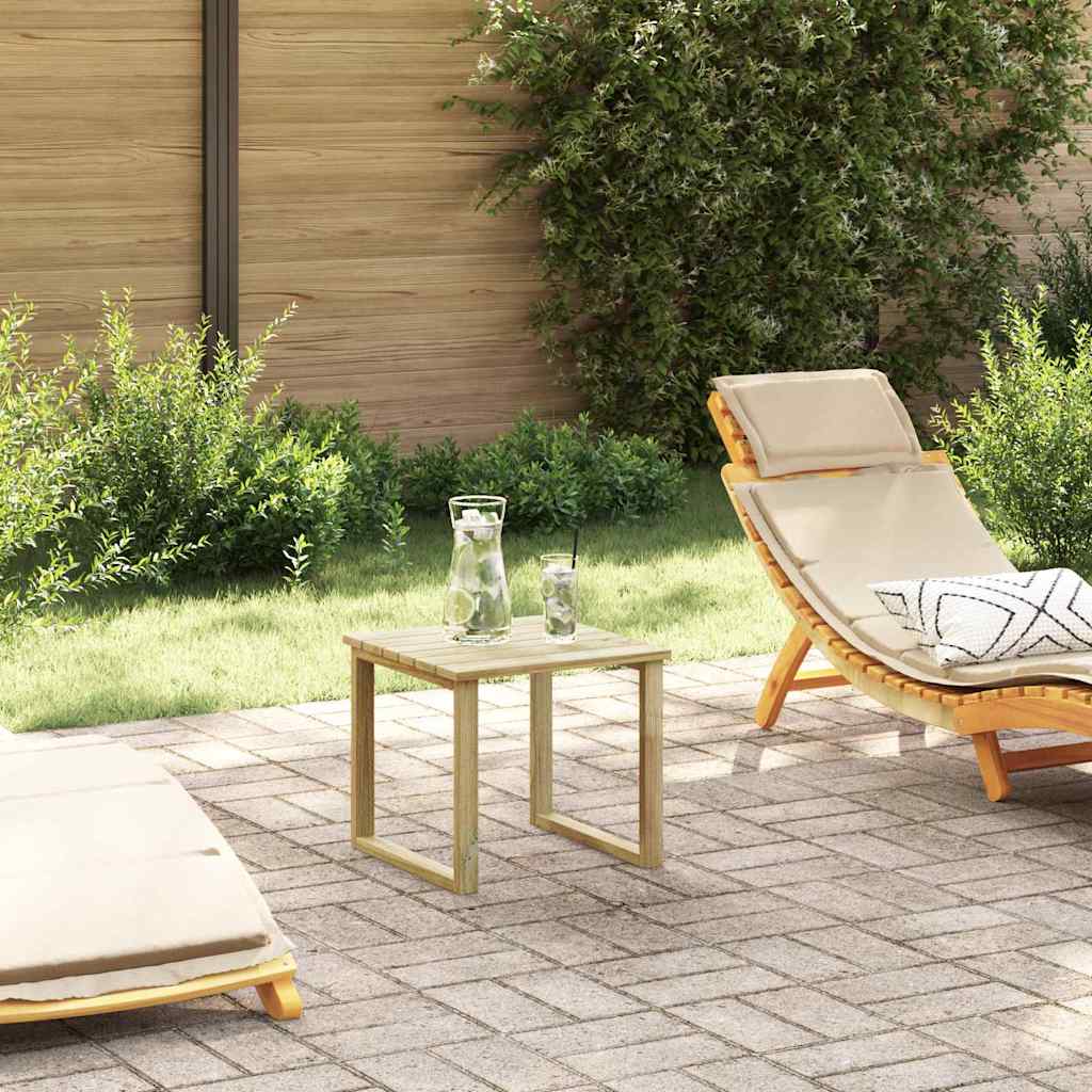 vidaXL Table de Bain de Soleil Marron 40 x 40 x 36 cm Pin imprégné