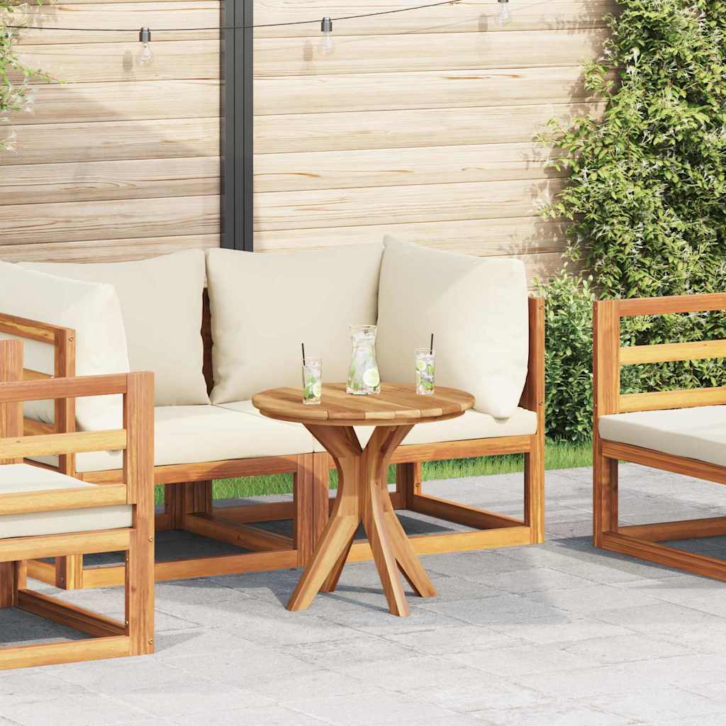 vidaXL Table basse Marron 55 x 55 x 51 cm Bois de teck solide