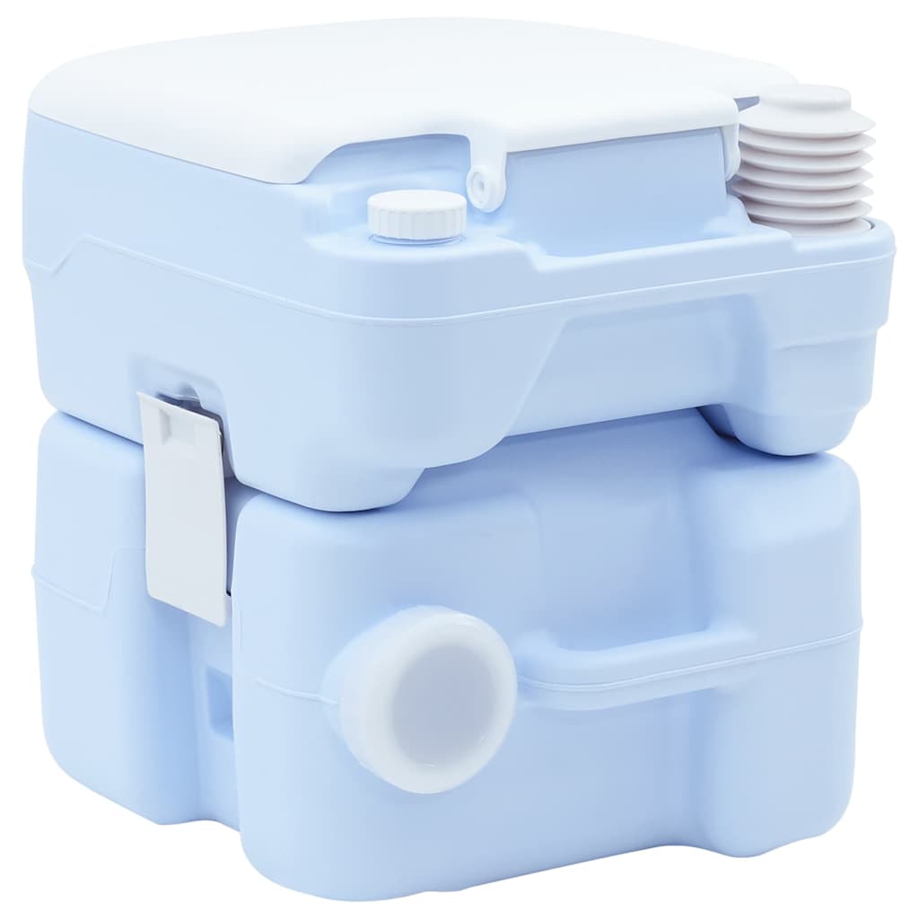 vidaXL Toilette de camping portable Bleu 41,5 x 36,5 x 42 cm - Image 3