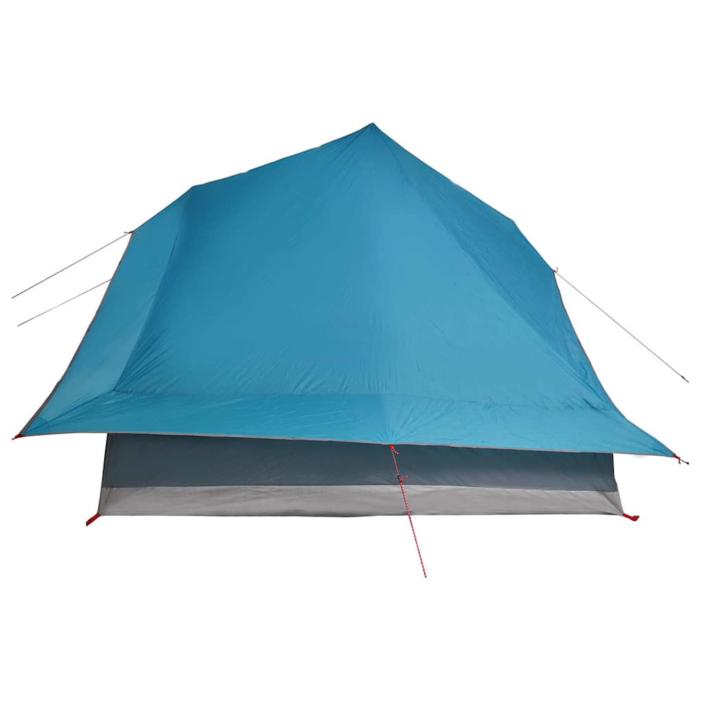 vidaXL Tente Tipi familiale avec toit Bleu 364 x 281 x 257 cm - Image 5