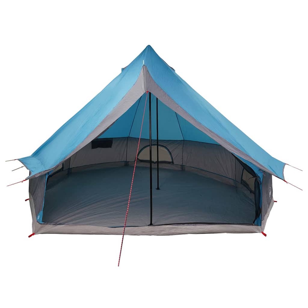 vidaXL Tente Tipi familiale avec toit Bleu et gris 400 x 346 x 250 cm - Image 4