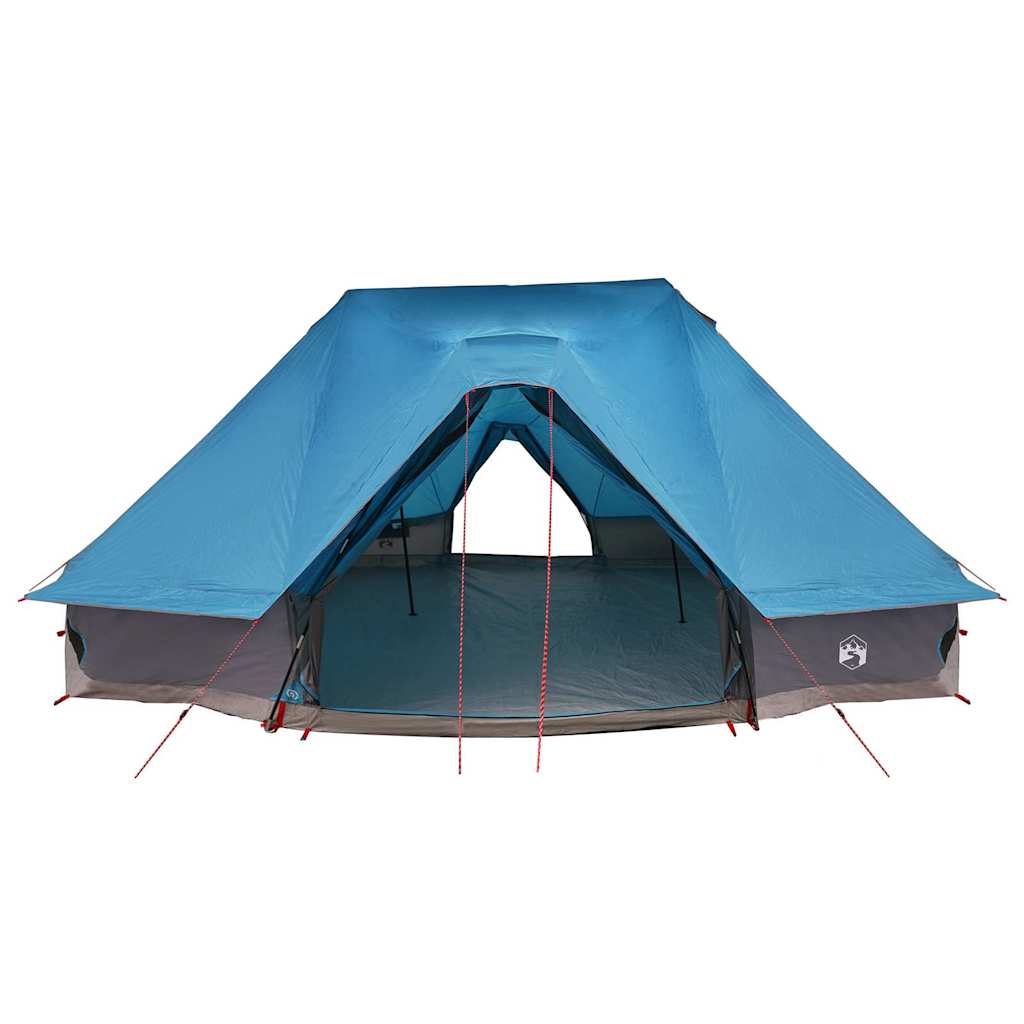 vidaXL Tente Tipi familiale avec toit Bleu 680 x 430 x 270 cm - Image 4