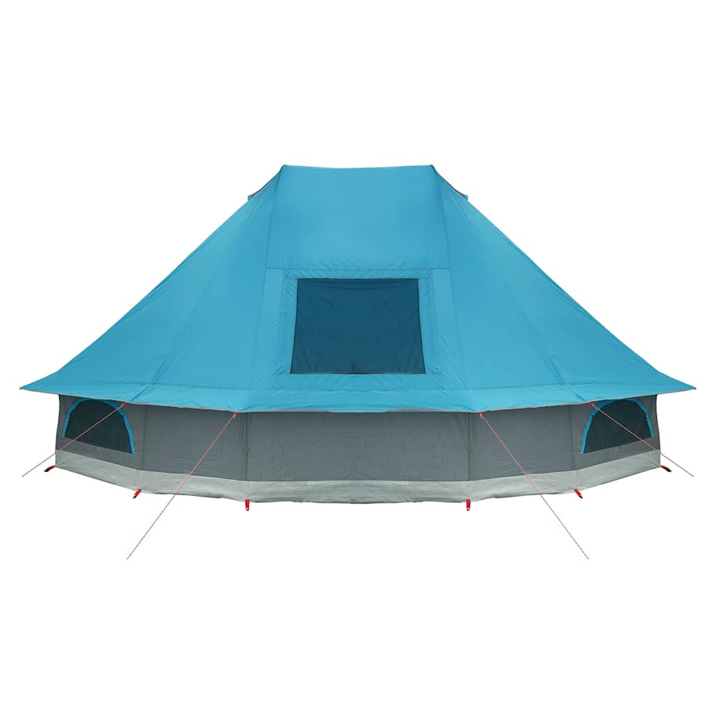 vidaXL Tente Tipi familiale avec toit Bleu 680 x 430 x 270 cm - Image 6