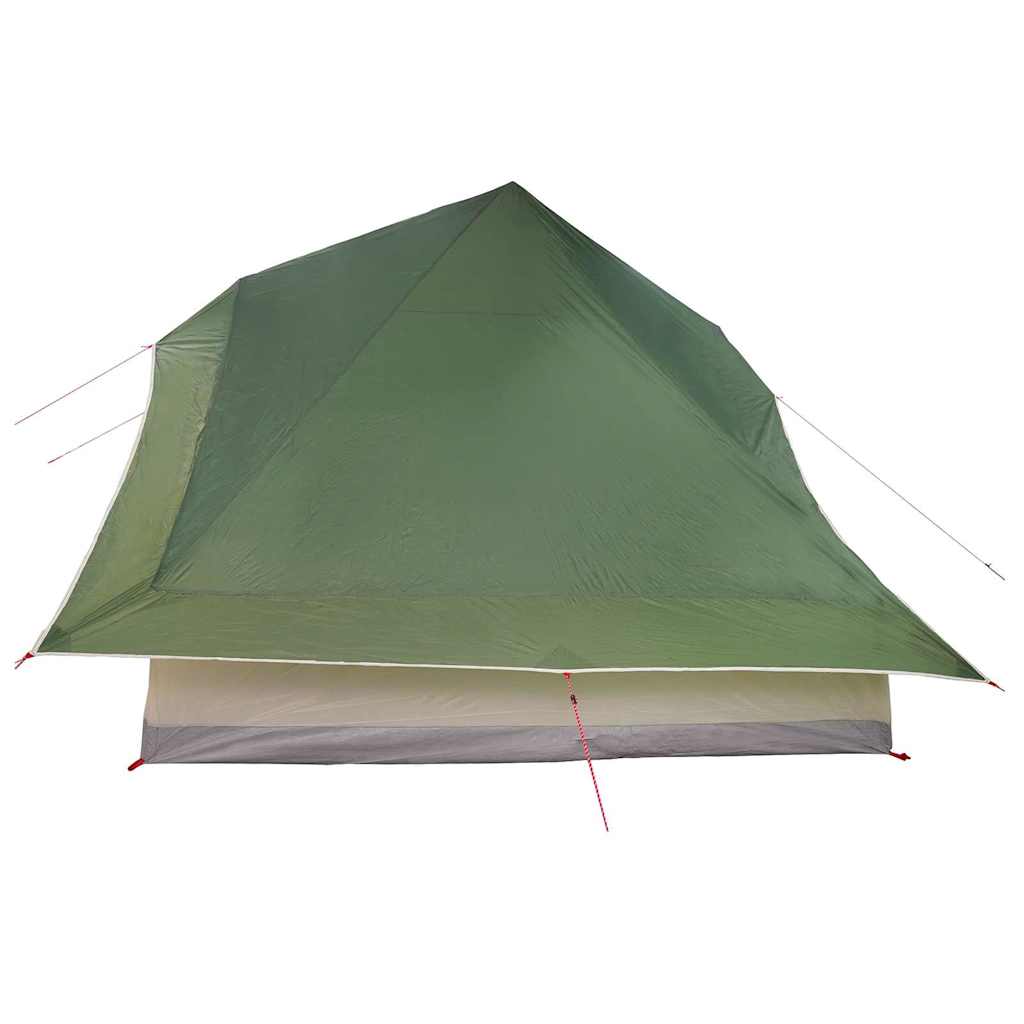 vidaXL Tente Tipi familiale avec toit Vert 364 x 281 x 257 cm - Image 5