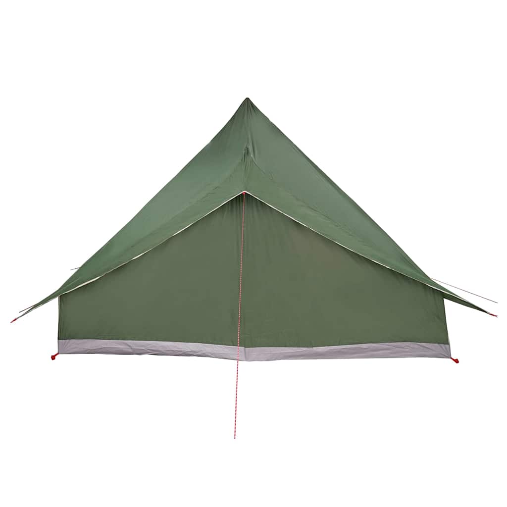 vidaXL Tente Tipi familiale avec toit Vert 364 x 281 x 257 cm - Image 6