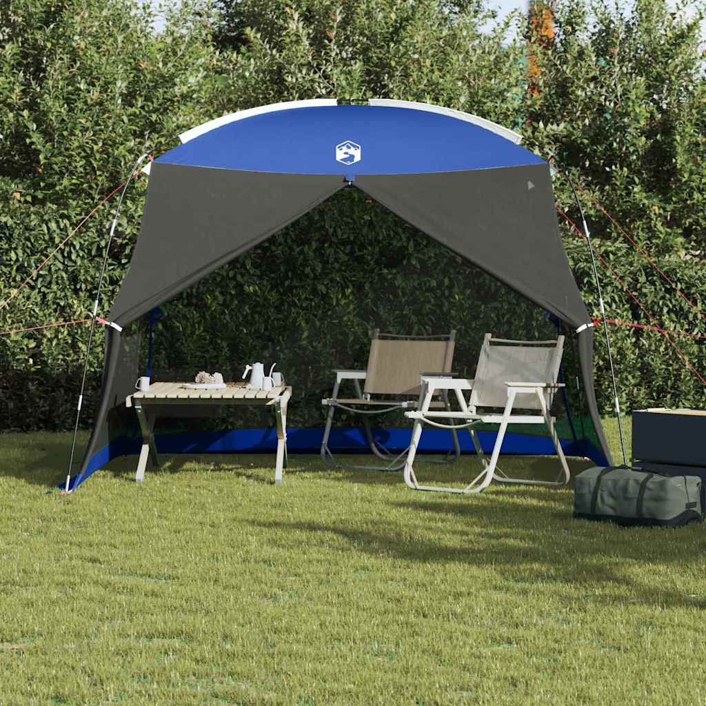 vidaXL Tentes avec toit bleu azur 320 x 320 x 218 cm Polyester - Image 4