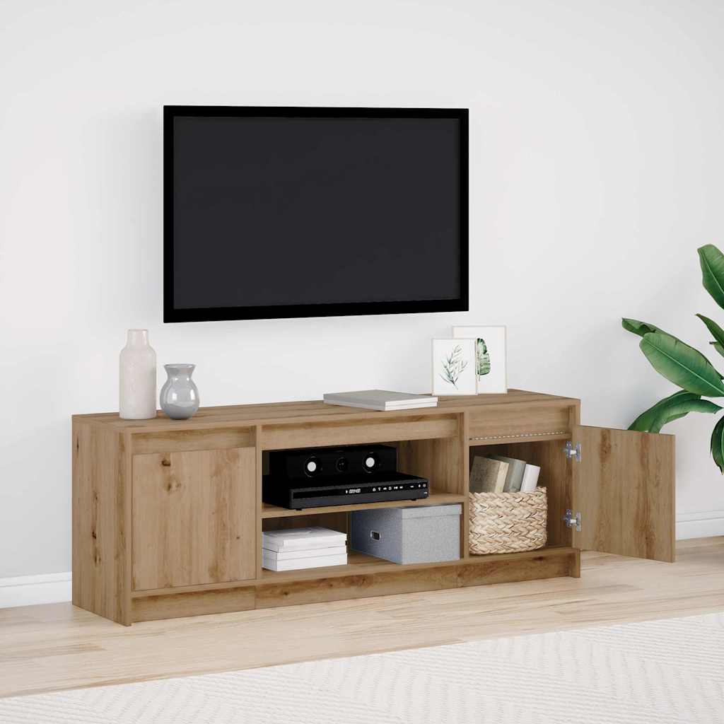 vidaXL Unites TV Marron 139,5 x 34 x 50 cm Bois d'ingénierie