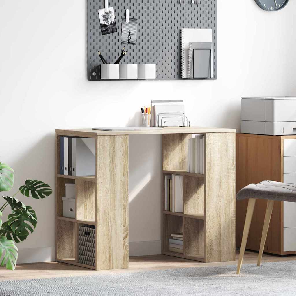 vidaXL Bureau Chêne Sonoma 90 x 50 x 75 cm Bois d'ingénierie