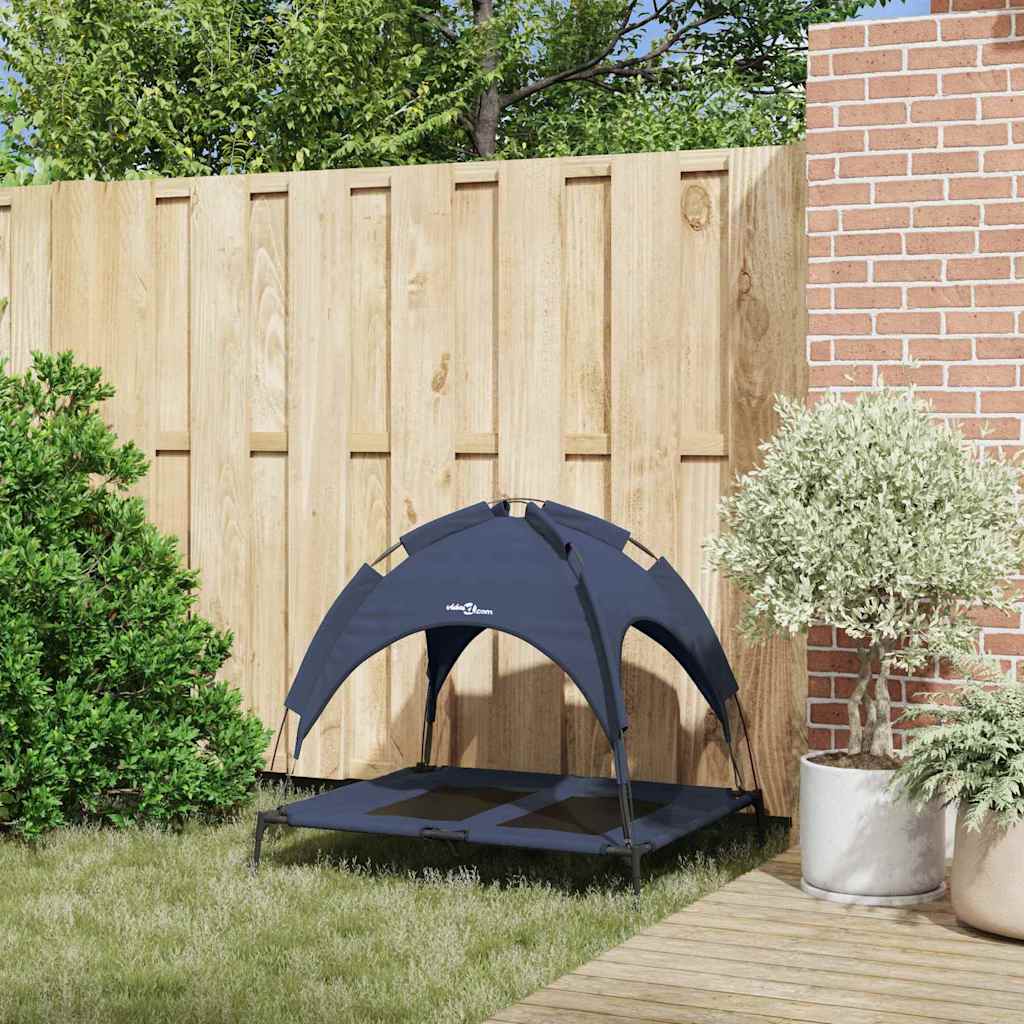 vidaXL Lit pour Chien Bleu marine l Acier - Image 3