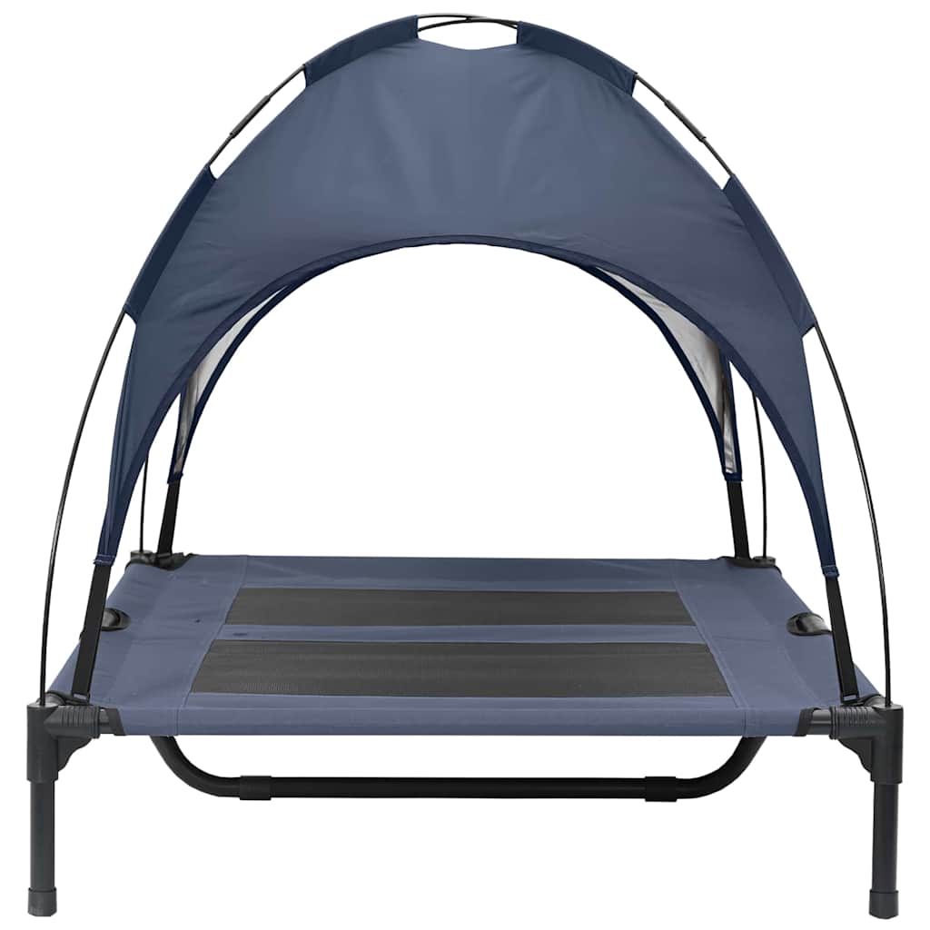 vidaXL Lit pour Chien Bleu marine l Acier - Image 5