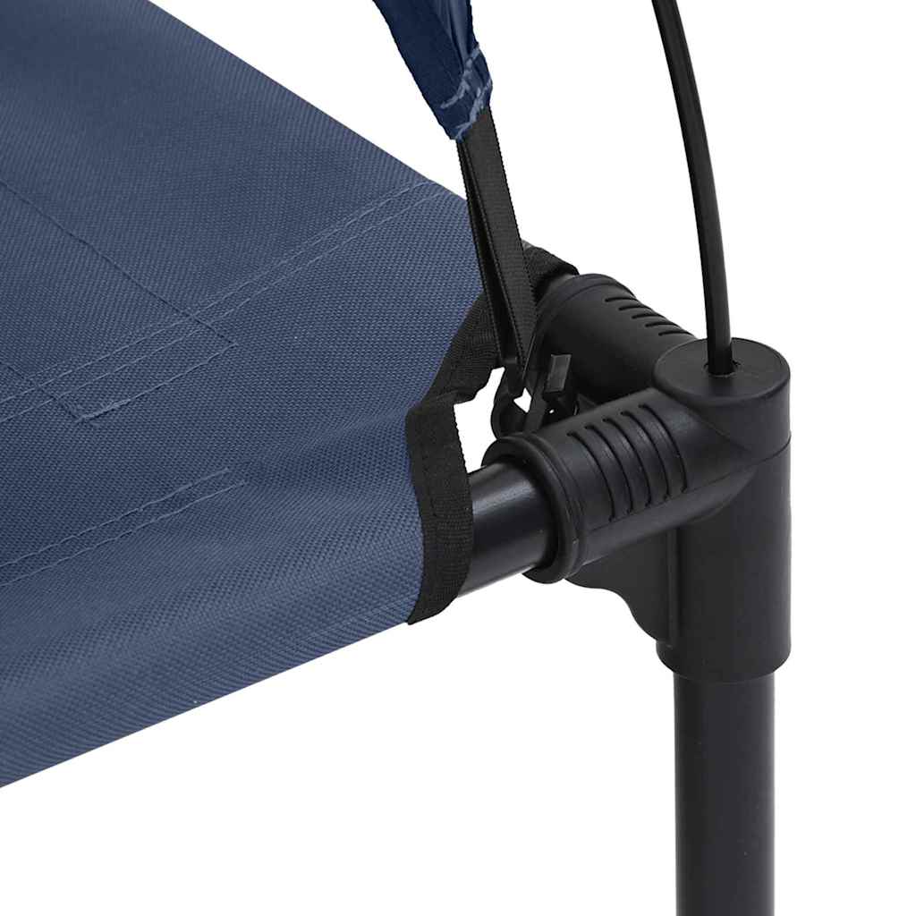 vidaXL Lit pour Chien Bleu marine l Acier - Image 6