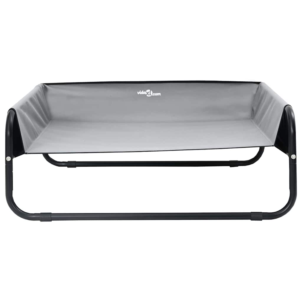 vidaXL Lit pour Chien Gris clair s Tissu Oxford et Acier - Image 4