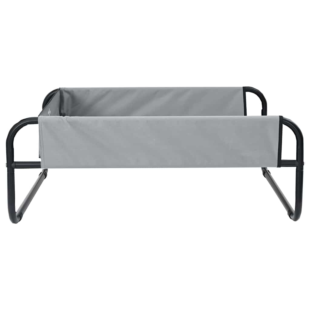 vidaXL Lit pour Chien Gris clair s Tissu Oxford et Acier - Image 5