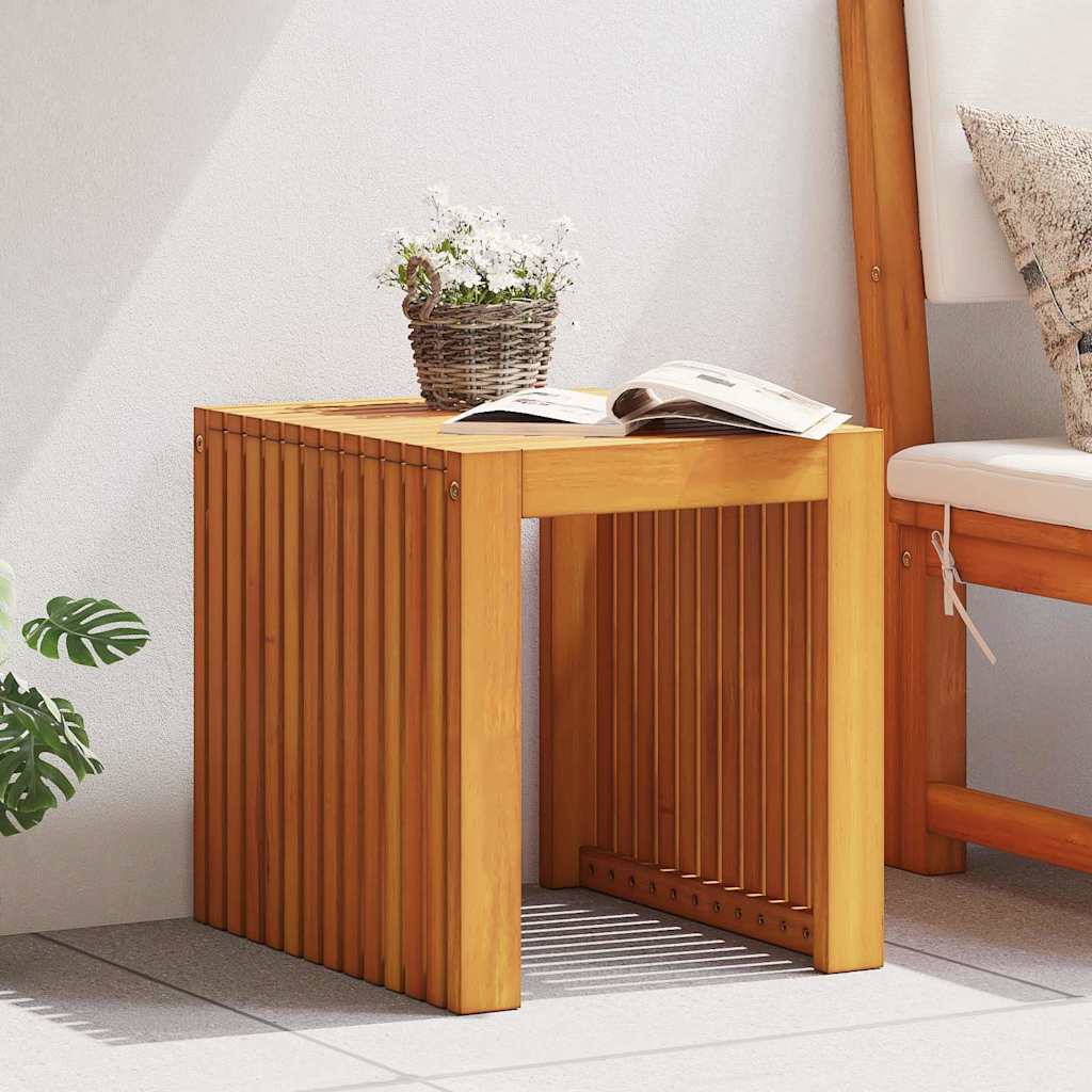 vidaXL Table d'appoint Marron 43 x 36 x 40 cm Teck massif