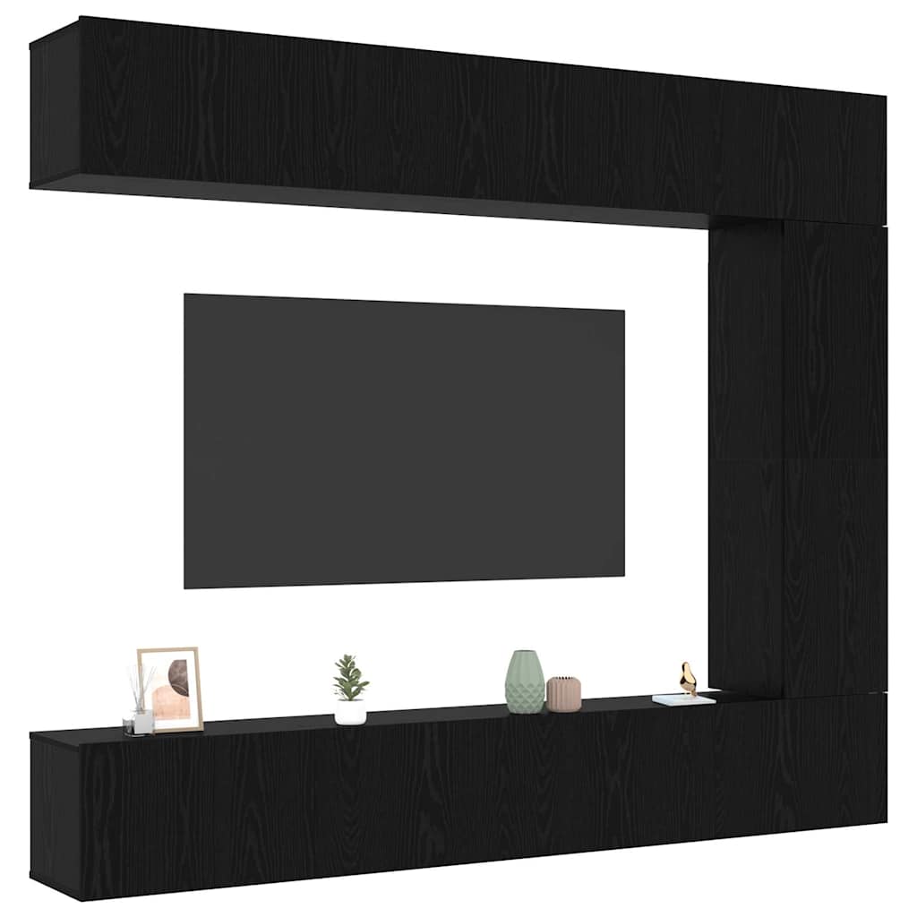 vidaXL Ensemble meuble TV 5 pcs Chêne noir Bois d'ingénierie - Image 3