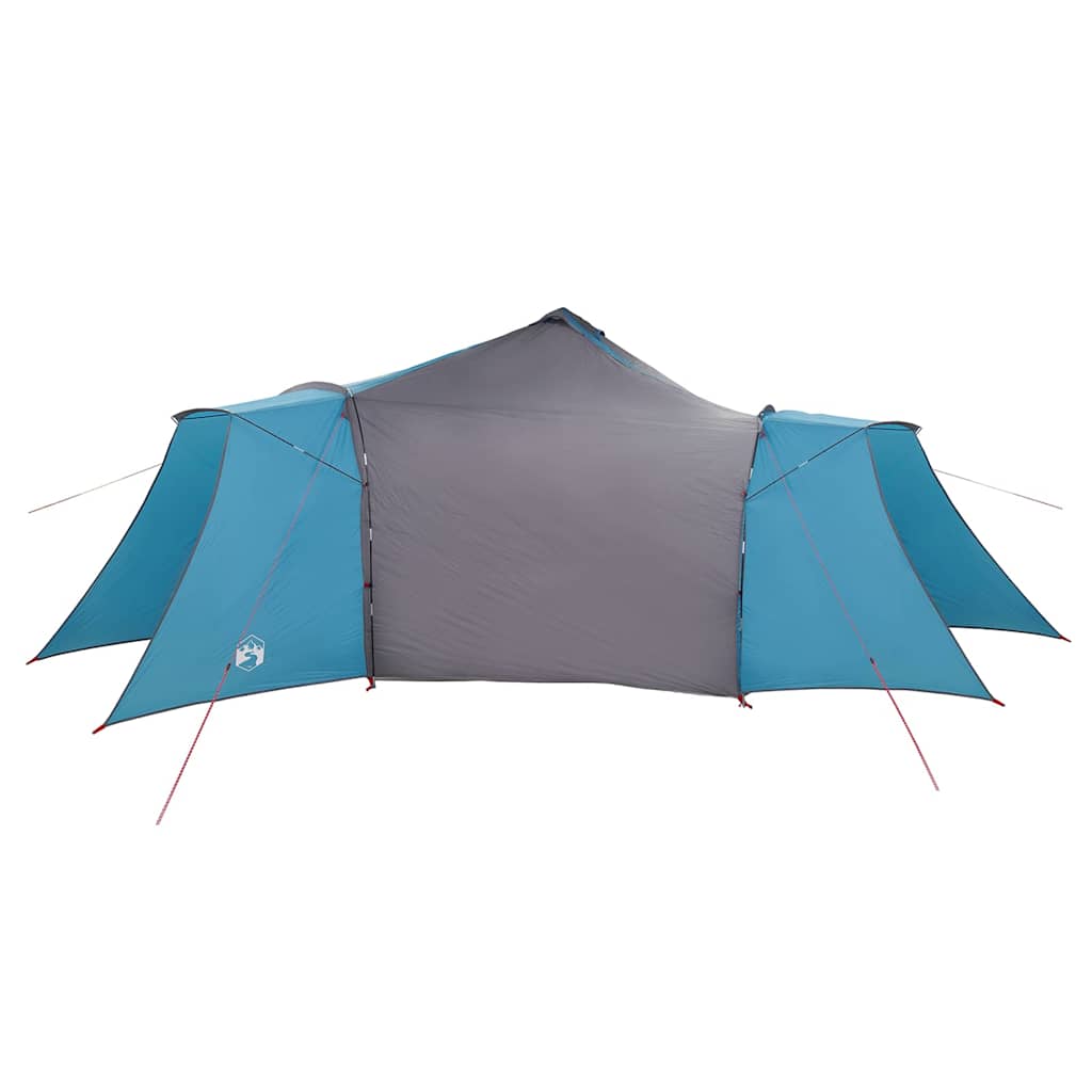 vidaXL Tente Tipi avec toit Bleu et gris 492 x 492 x 275 cm tissu - Image 5