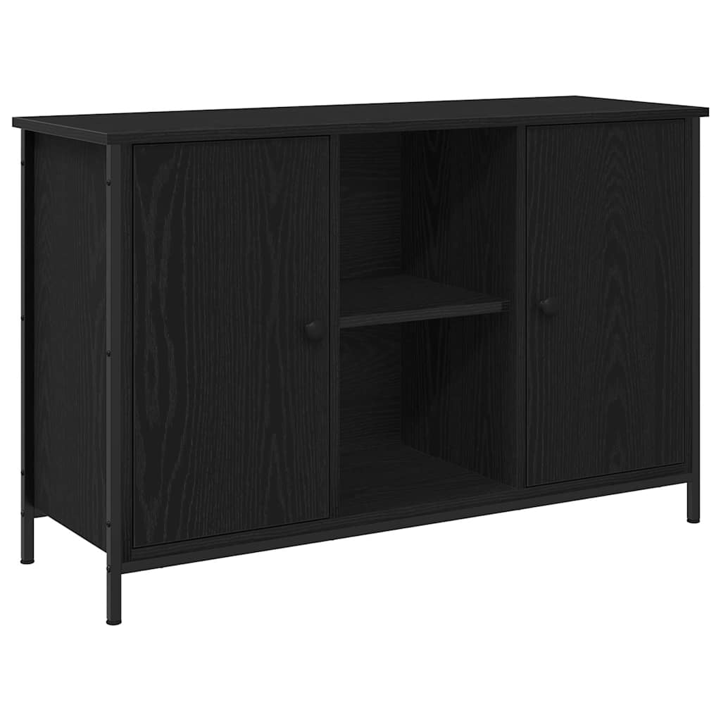 vidaXL Ensemble meuble TV Montage mural Chêne noir 101 x 35 x 65 cm
