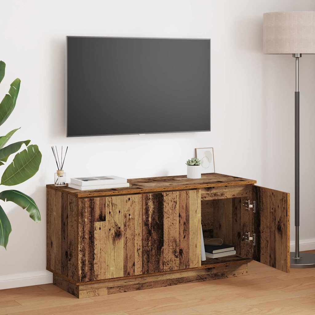 vidaXL Meuble TV Bois Ancien 100 x 38 x 49 cm Bois d'ingénierie