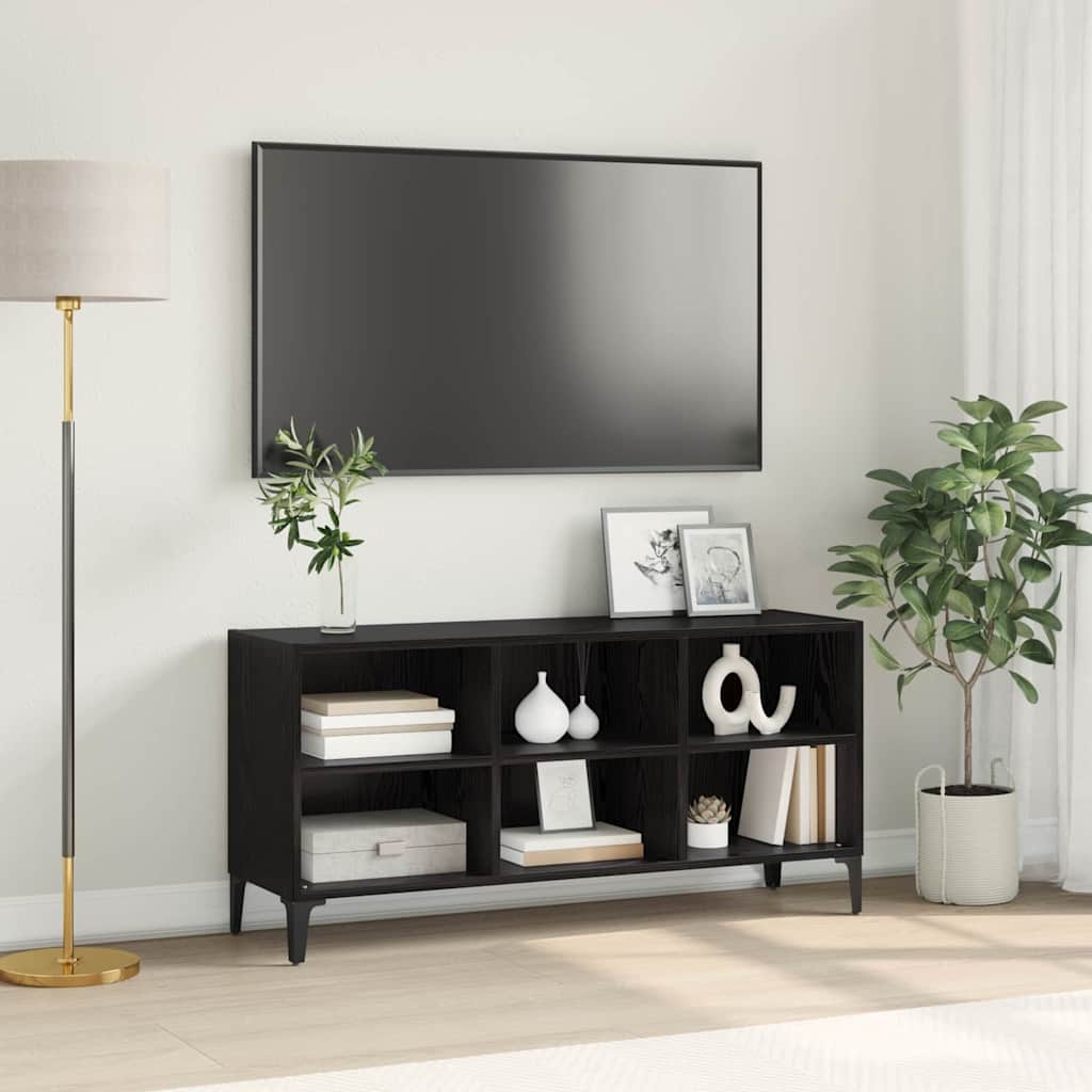 vidaXL Ensemble meuble TV Noir 69,5 x 30 x 50 cm Bois d'ingénierie