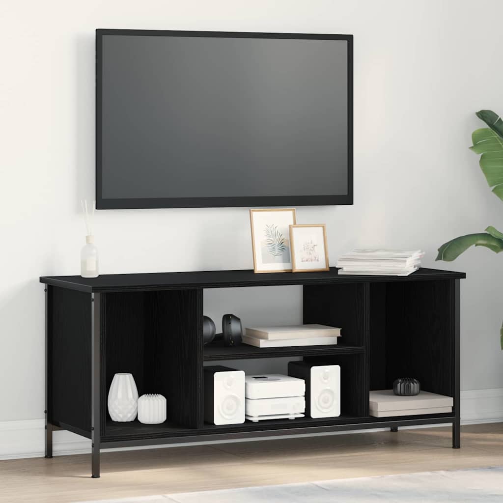 vidaXL Meuble TV Chêne noir 102 x 35 x 45 cm Bois d'ingénierie