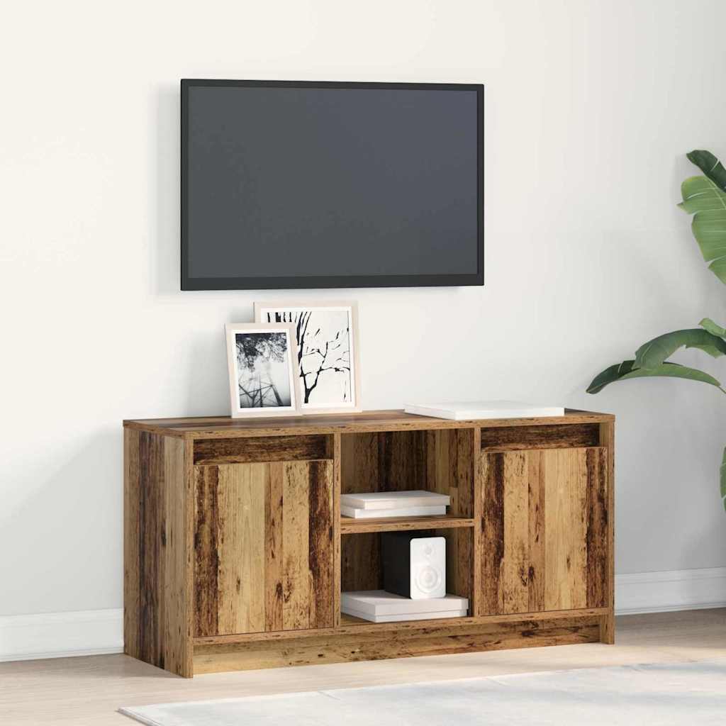 vidaXL Unites TV Marron 100 x 34 x 50 cm Bois d'ingénierie