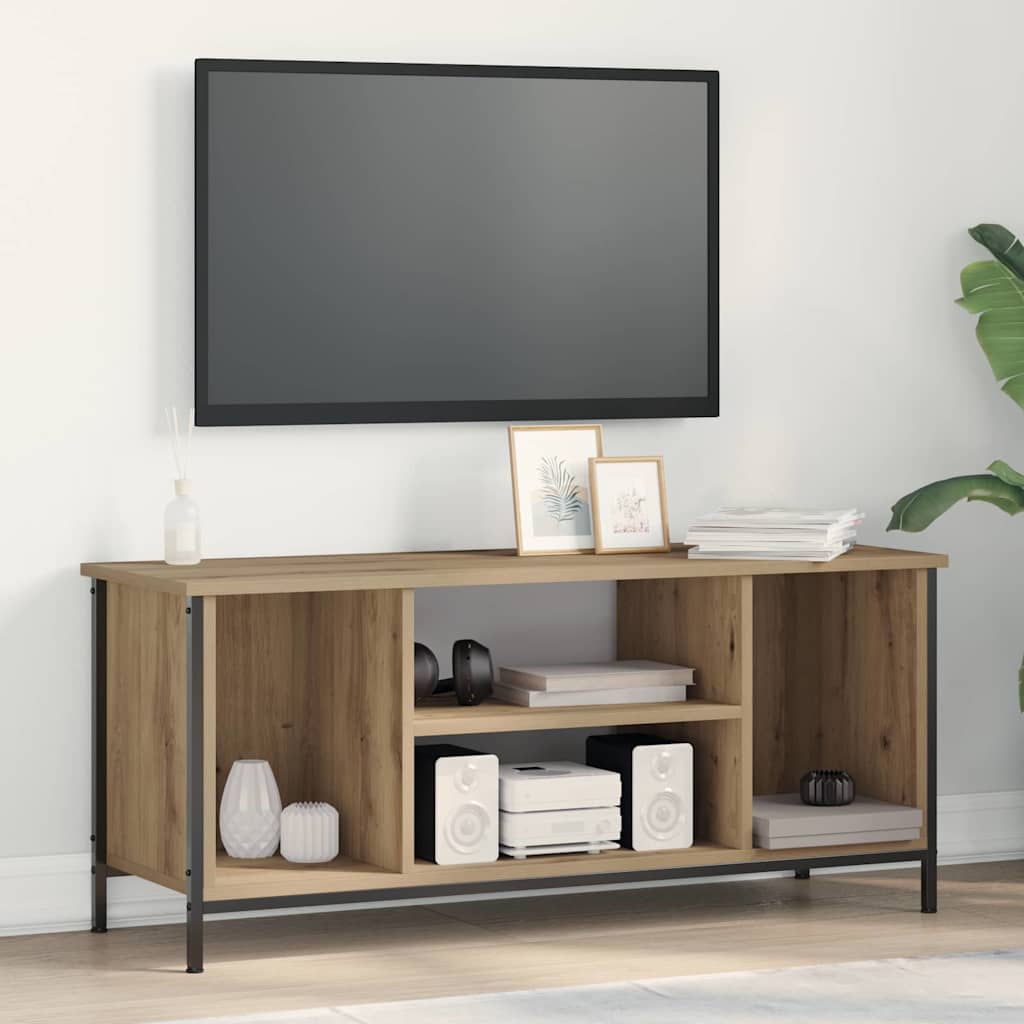 vidaXL Meuble TV Chêne artisanal 102 x 35 x 45 cm Bois d'ingénierie
