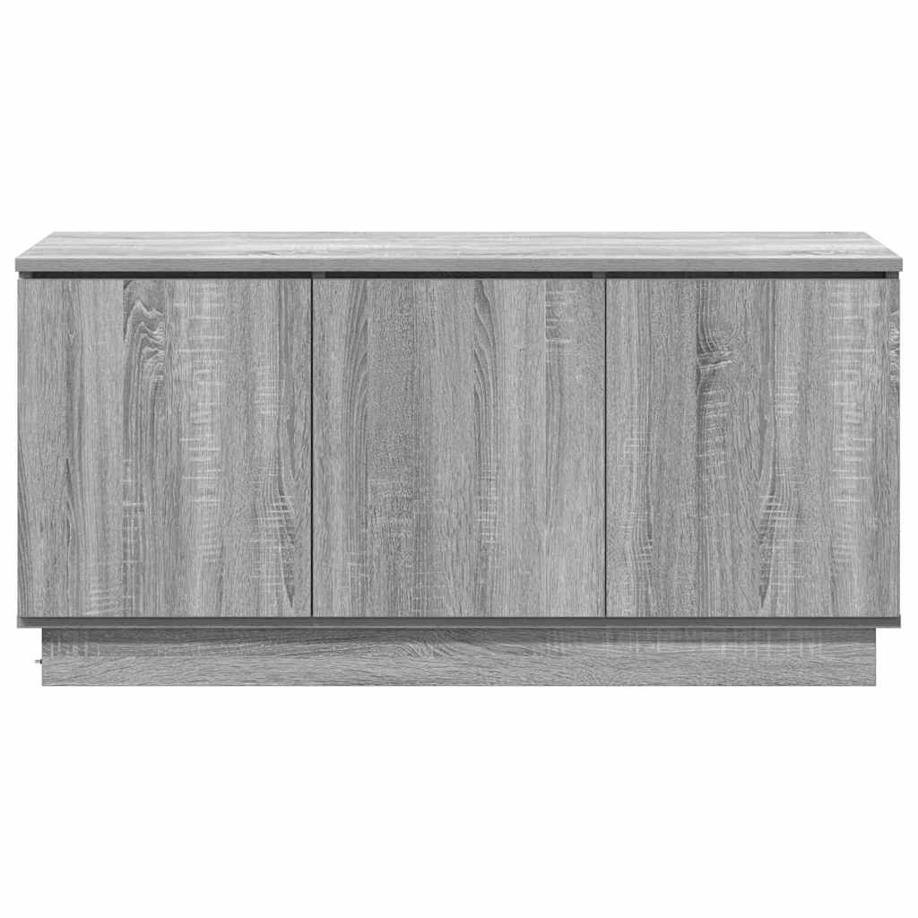 vidaXL Meuble TV Gris Sonoma 100 x 38 x 49 cm Bois d'ingénierie - Image 6