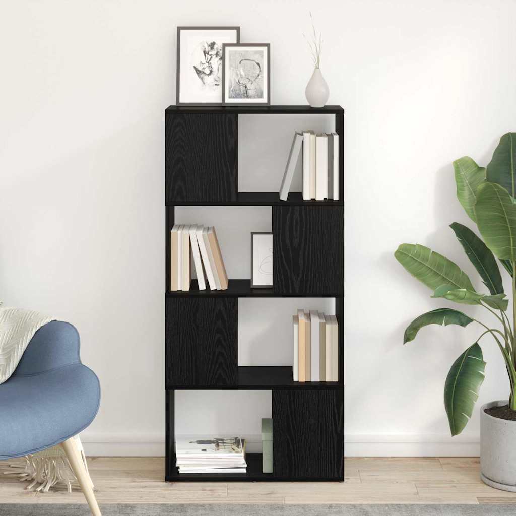 vidaXL Ensemble meuble TV Noir 60 x 24 x 125,5 cm Bois d'ingénierie