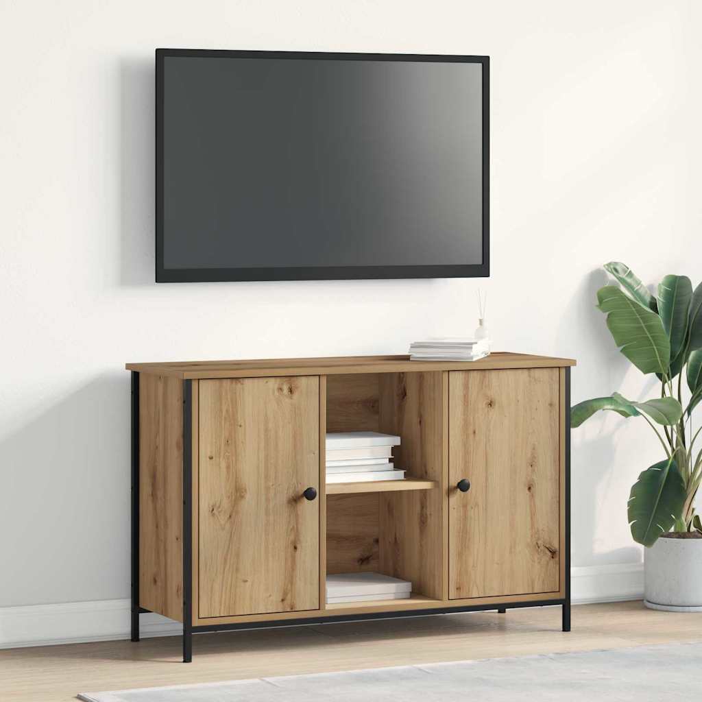 vidaXL Ensemble meuble TV Chêne artisanal 101 x 35 x 65 cm