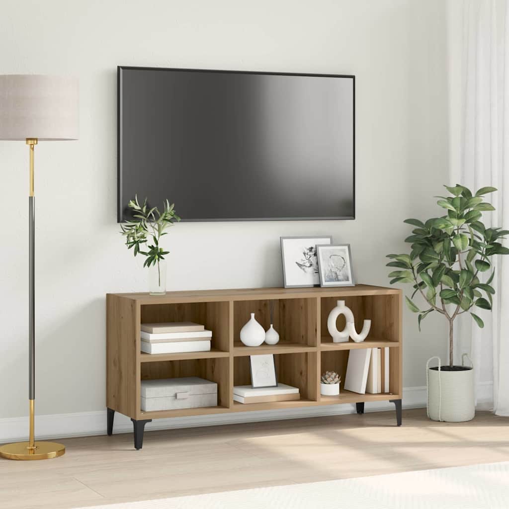 vidaXL Ensemble meuble TV Marron 69,5 x 30 x 50 cm Bois d'ingénierie