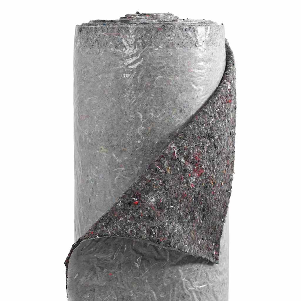 vidaXL Polaire pour Piscine Gris 1 x 50 m Polyester et coton - Image 5