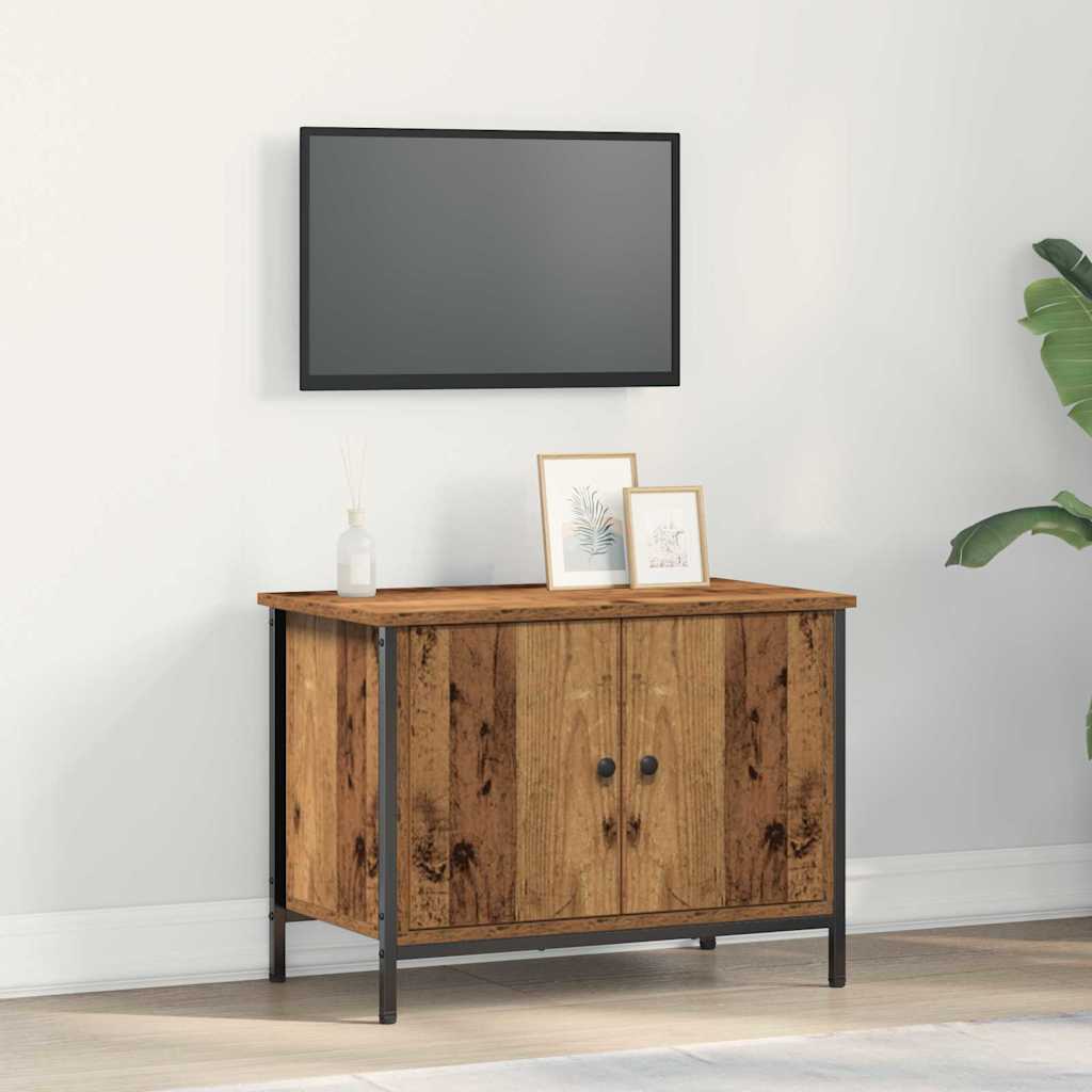 vidaXL Meuble TV Bois Ancien 60 x 35 x 45 cm Bois d'ingénierie