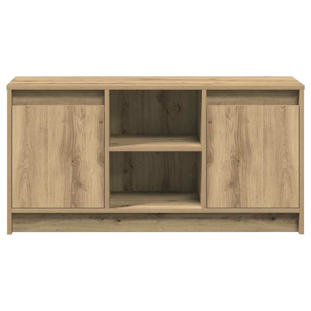 vidaXL Unites TV Marron 100 x 34 x 50 cm Bois d'ingénierie - Image 6