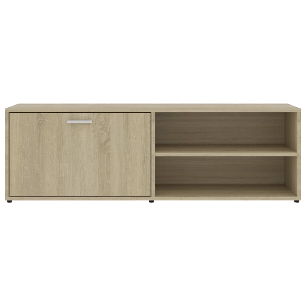 vidaXL Meuble TV Chêne sonoma 120x34x37 cm Bois d’ingénierie - Image 3