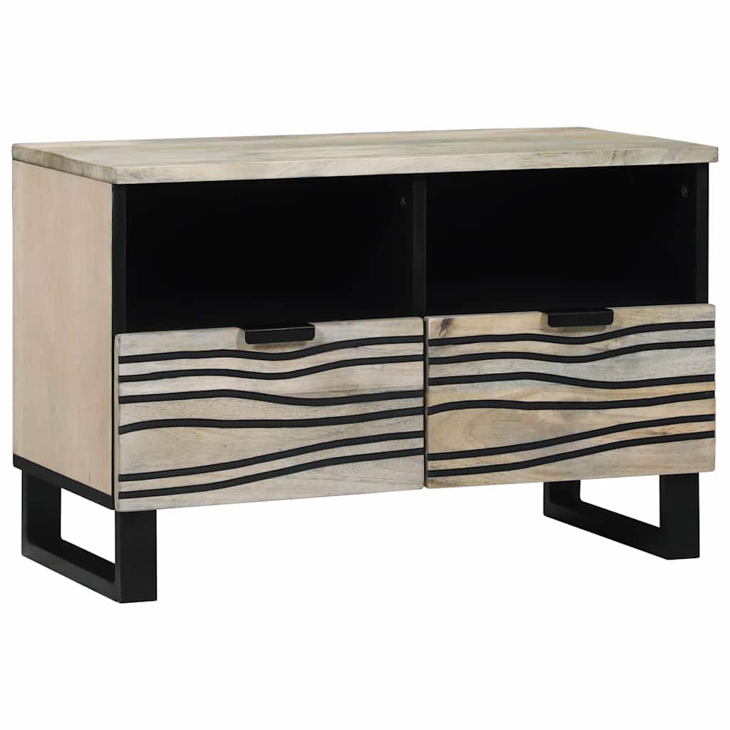 vidaXL Unites TV avec tiroir Blanc 70 x 33 x 46 cm Bois d'ingénierie