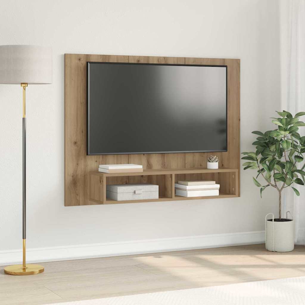 vidaXL Ensemble meuble TV Chêne artisanal 120 x 23,5 x 90 cm