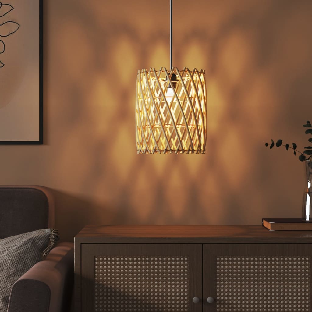 vidaXL Abat-jour Ø23x28 cm osier - Image 4