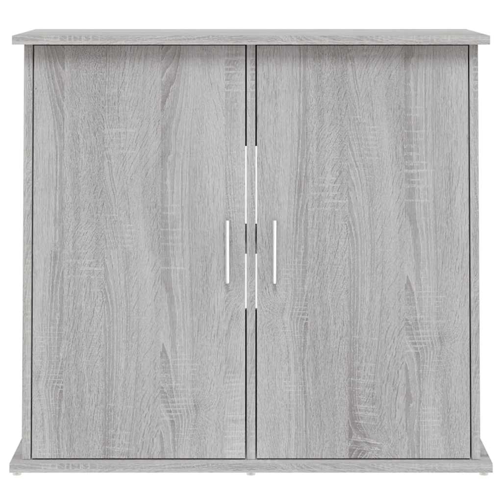 vidaXL Support pour aquarium sonoma gris 81x36x73 cm bois d'ingénierie - Image 5