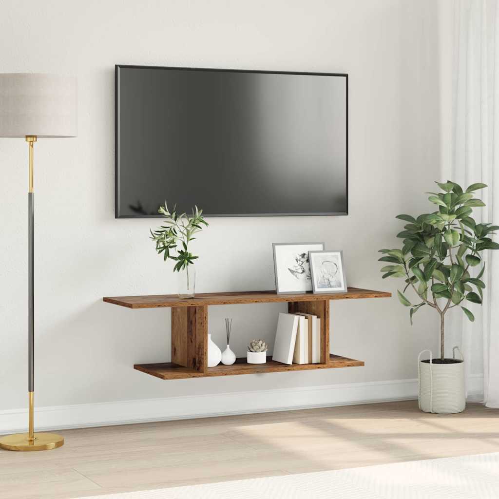 vidaXL Ensemble meuble TV Marron 103 x 30 x 26,5 cm Bois d'ingénierie