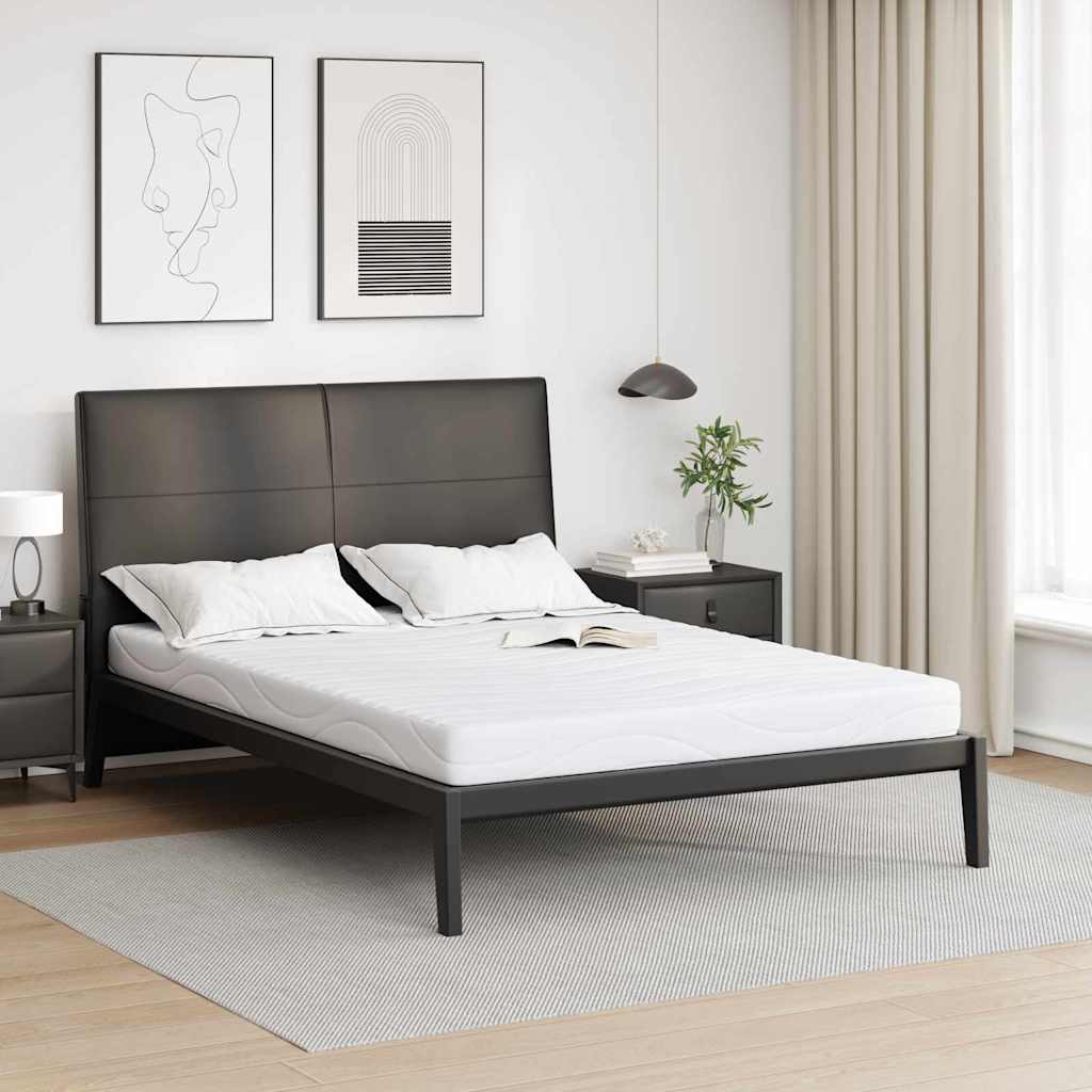 vidaXL Matelas Blanc 160 x 200 cm Mousse à mémoire de gel