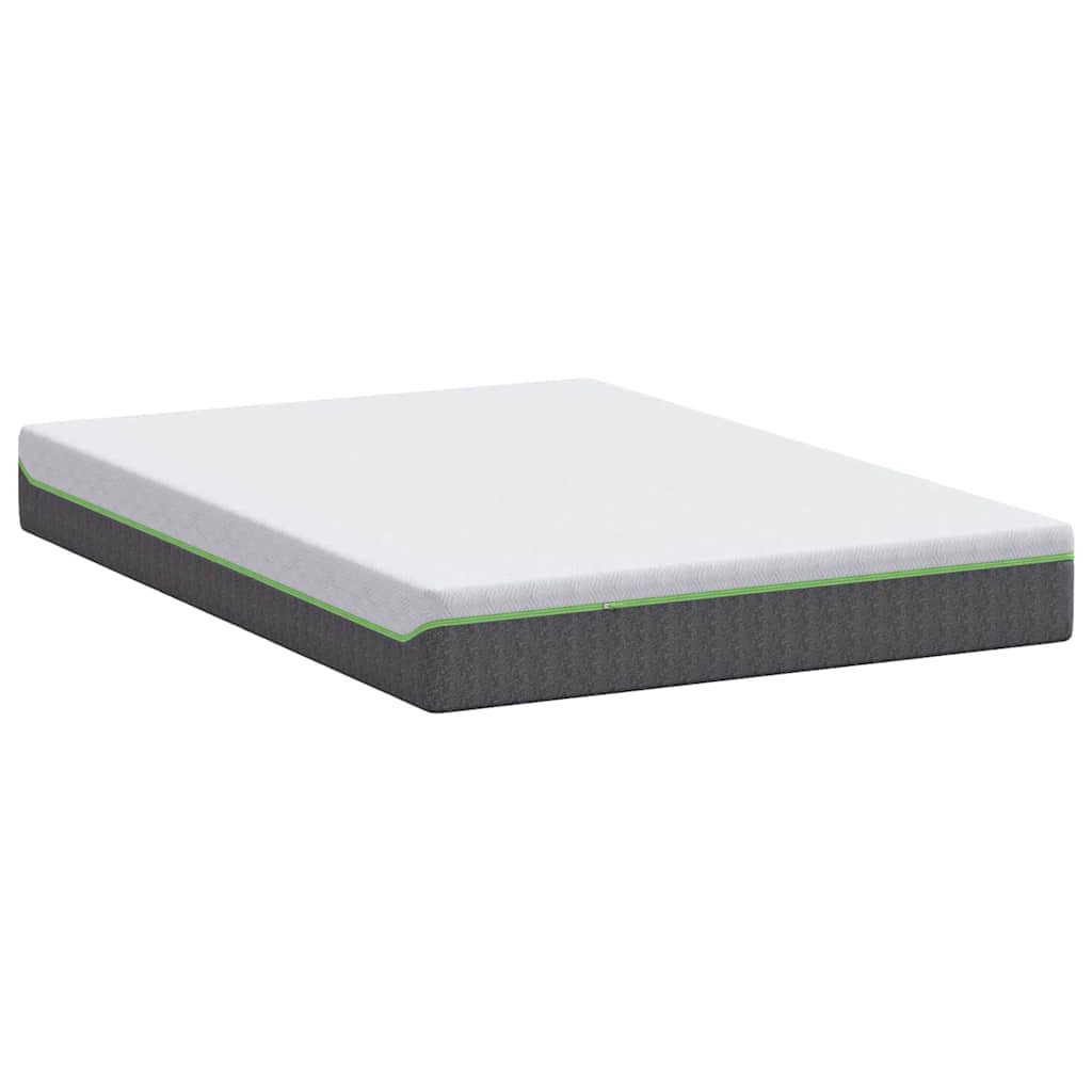 vidaXL Matelas Blanc et Gris 140 x 190 cm Ressort ensaché - Image 6