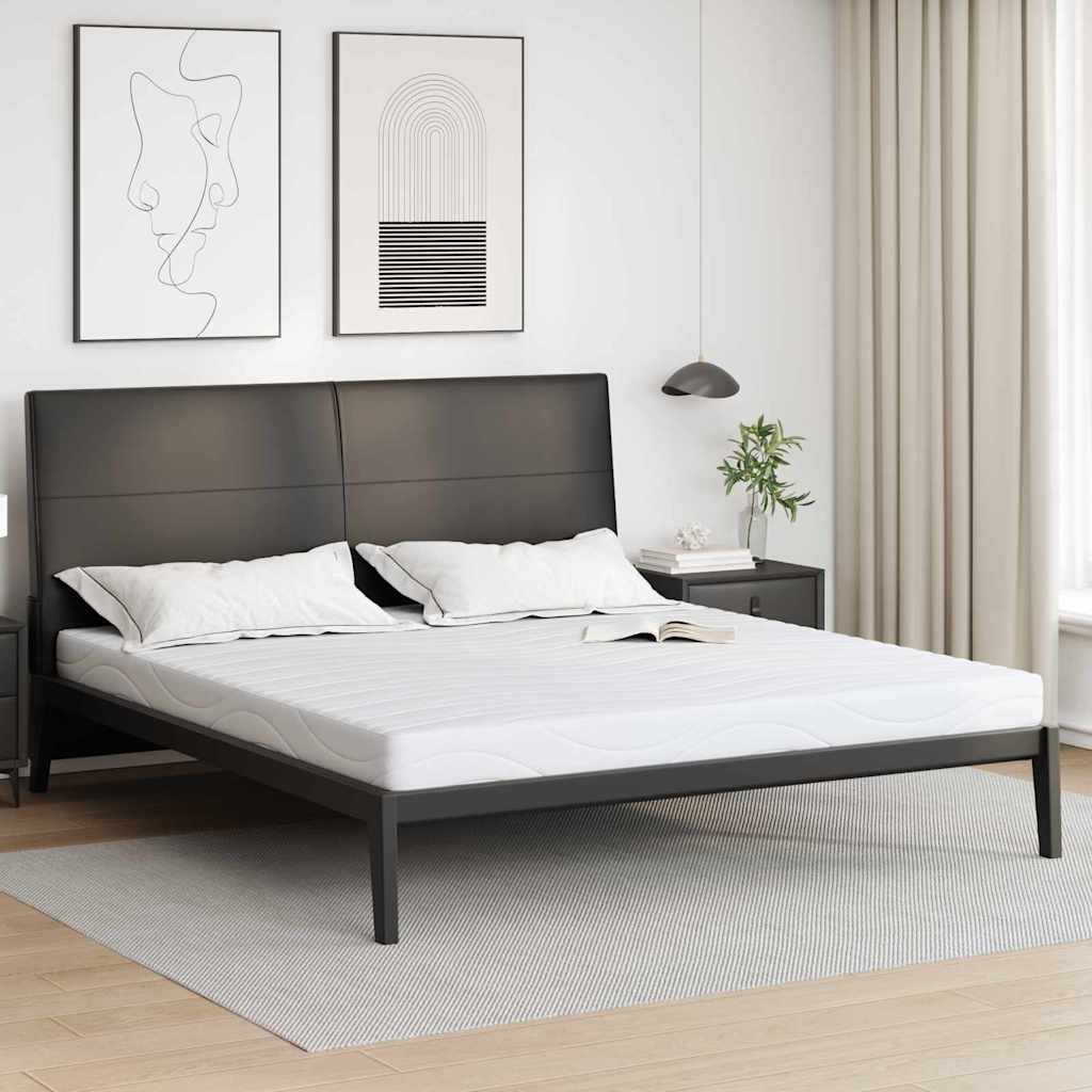 vidaXL Matelas Blanc 180 x 200 cm Mousse à mémoire de gel